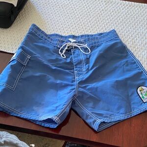 Katin Blue Swim Waterman trunks sz 33 Board Shorts